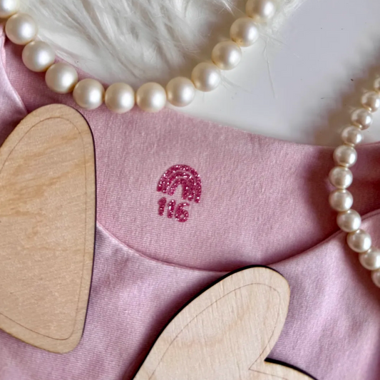 Plotterdatei Größenlabels “Regenbogen” – Gr. 50–134