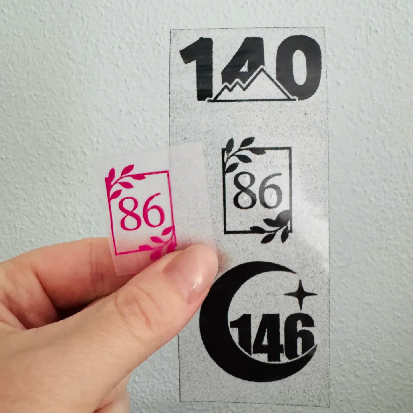 Plotterdatei Größenlabels “Herba” – Gr. 50–164 & XS–XL