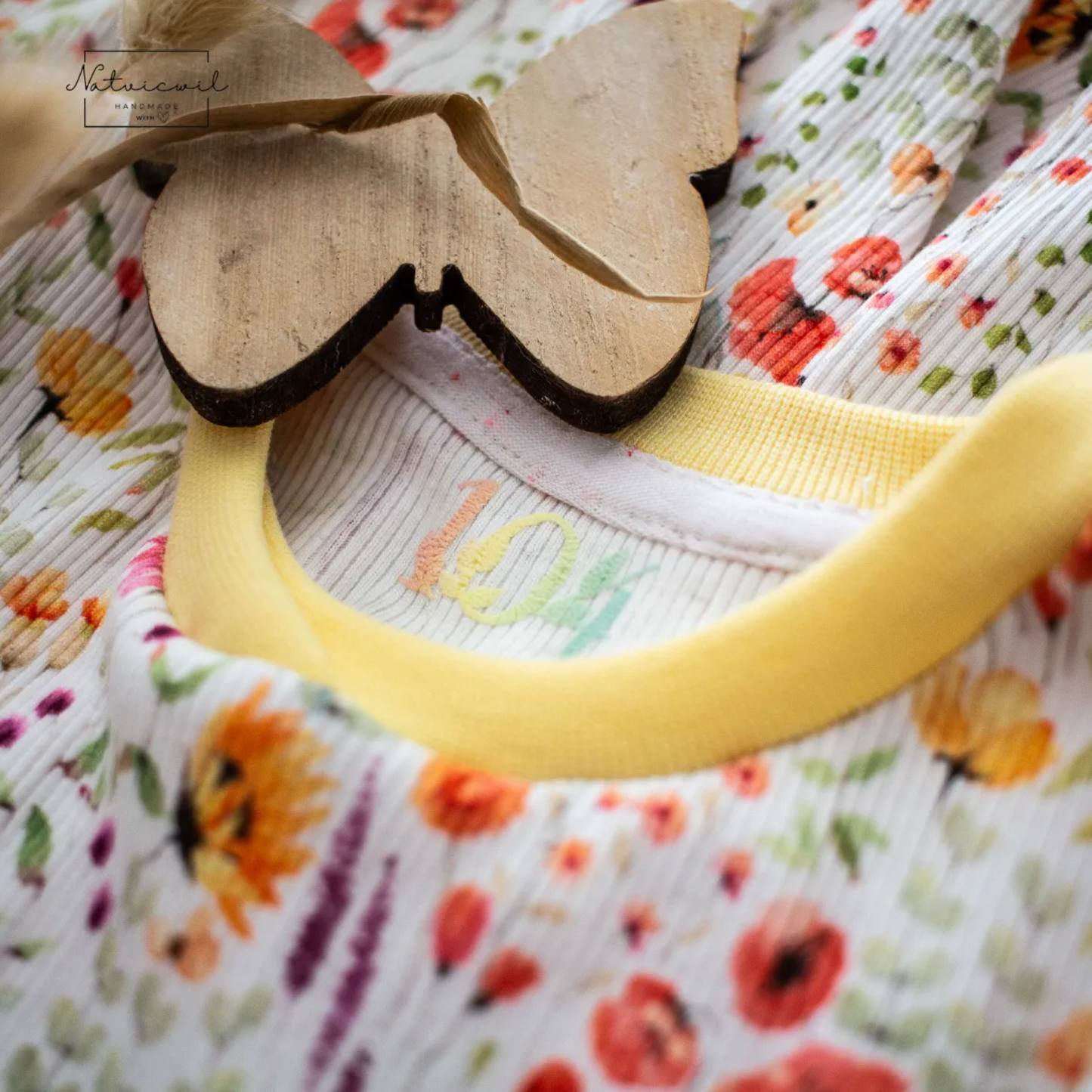 Plotterdatei Größenlabels “Botanica” – Gr. 50–164