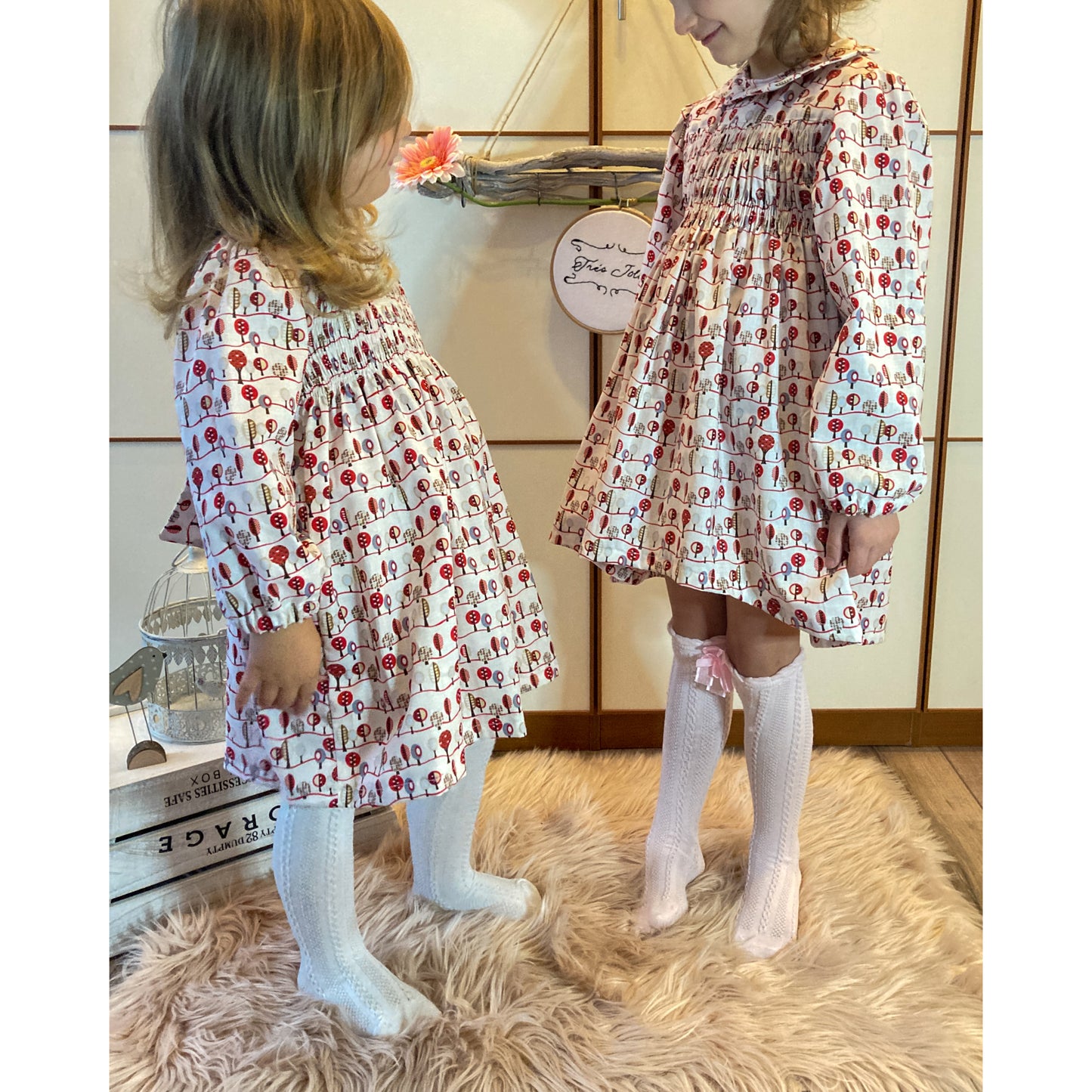 Kleid Charlotte (+ Papierpuppe Lizzy)