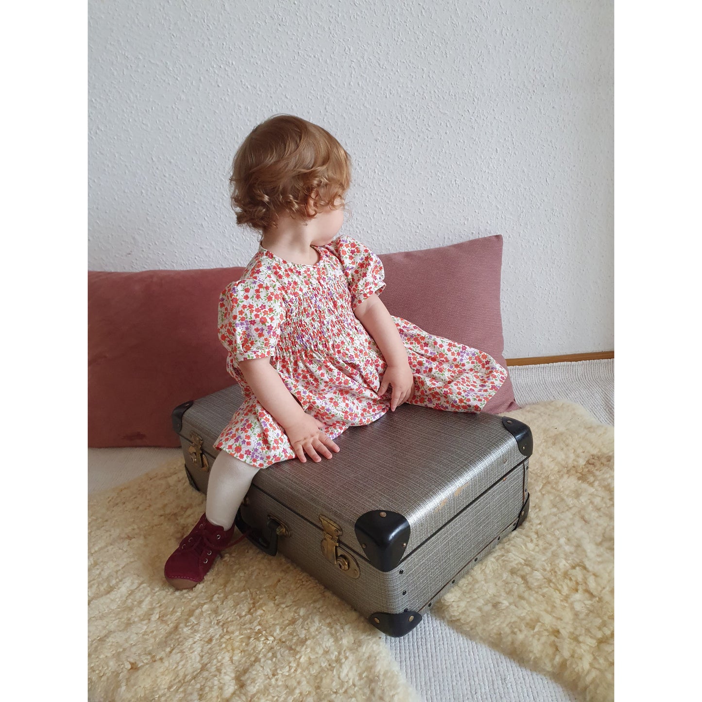 Kleid Charlotte (+ Papierpuppe Lizzy)